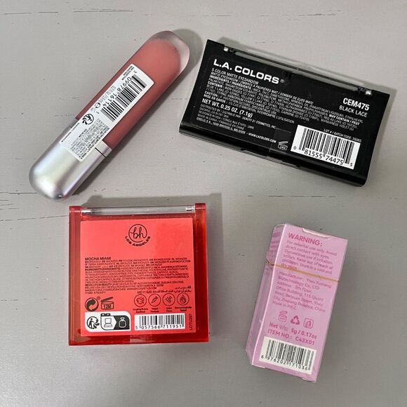 Makeup Bundle of Revlon Lip Color BH Bronzer LA Colors Eyeshadow and Jelly Cheek - Picture 2 of 3